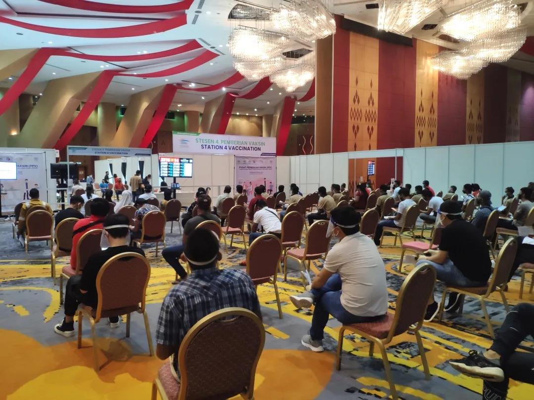 【有序推进新冠疫苗接种 筑牢疫情安全防线】—— 宏大爆破工程集团马来西亚金狮锡业项目部顺利完成中方在马员工疫苗接种工作