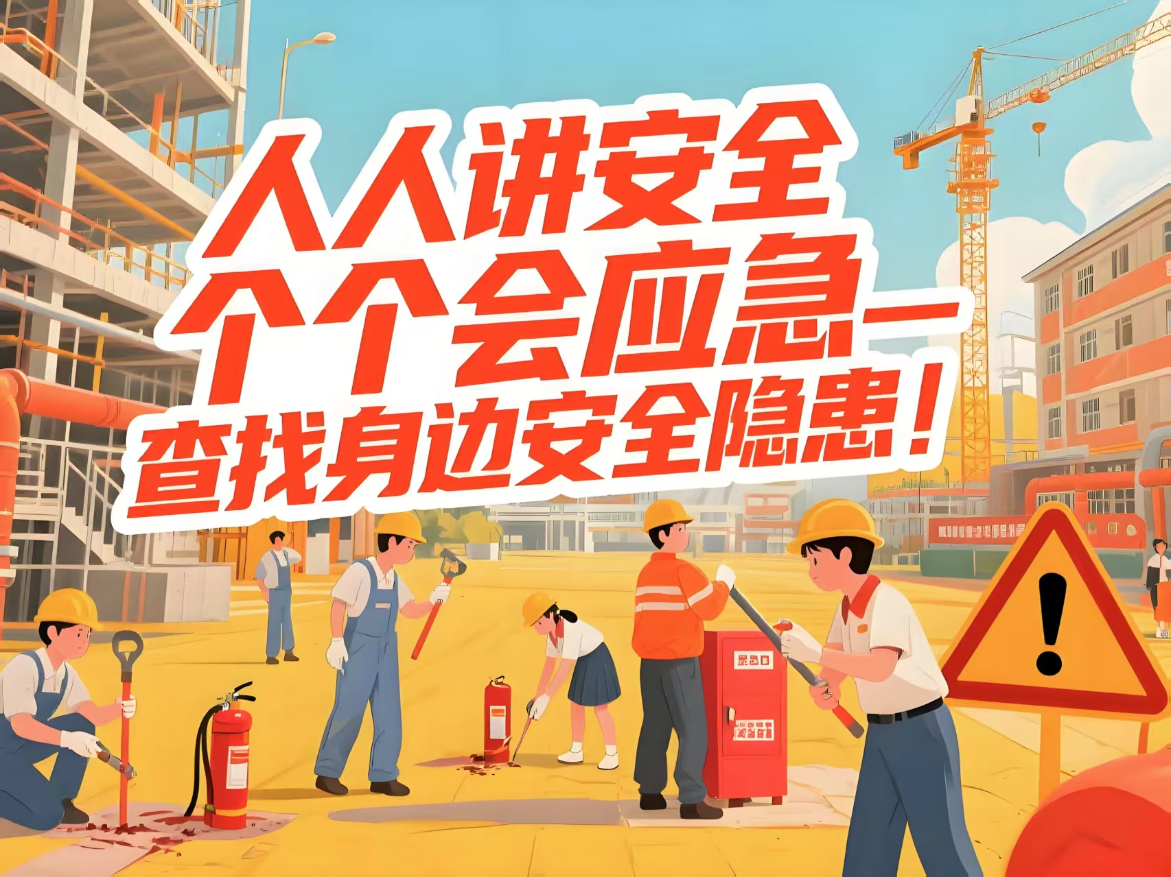 【人人讲安全 个个会应急——查找身边安全隐患】｜安全生产月，宏大在行动！